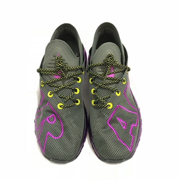 Nike Air Max Flair Men's Running Shoes Grey/Purple - Picture 2 of 7